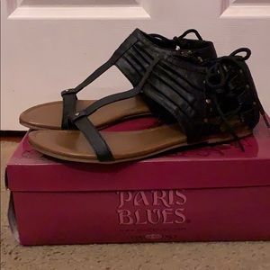 Paris Blue sandals